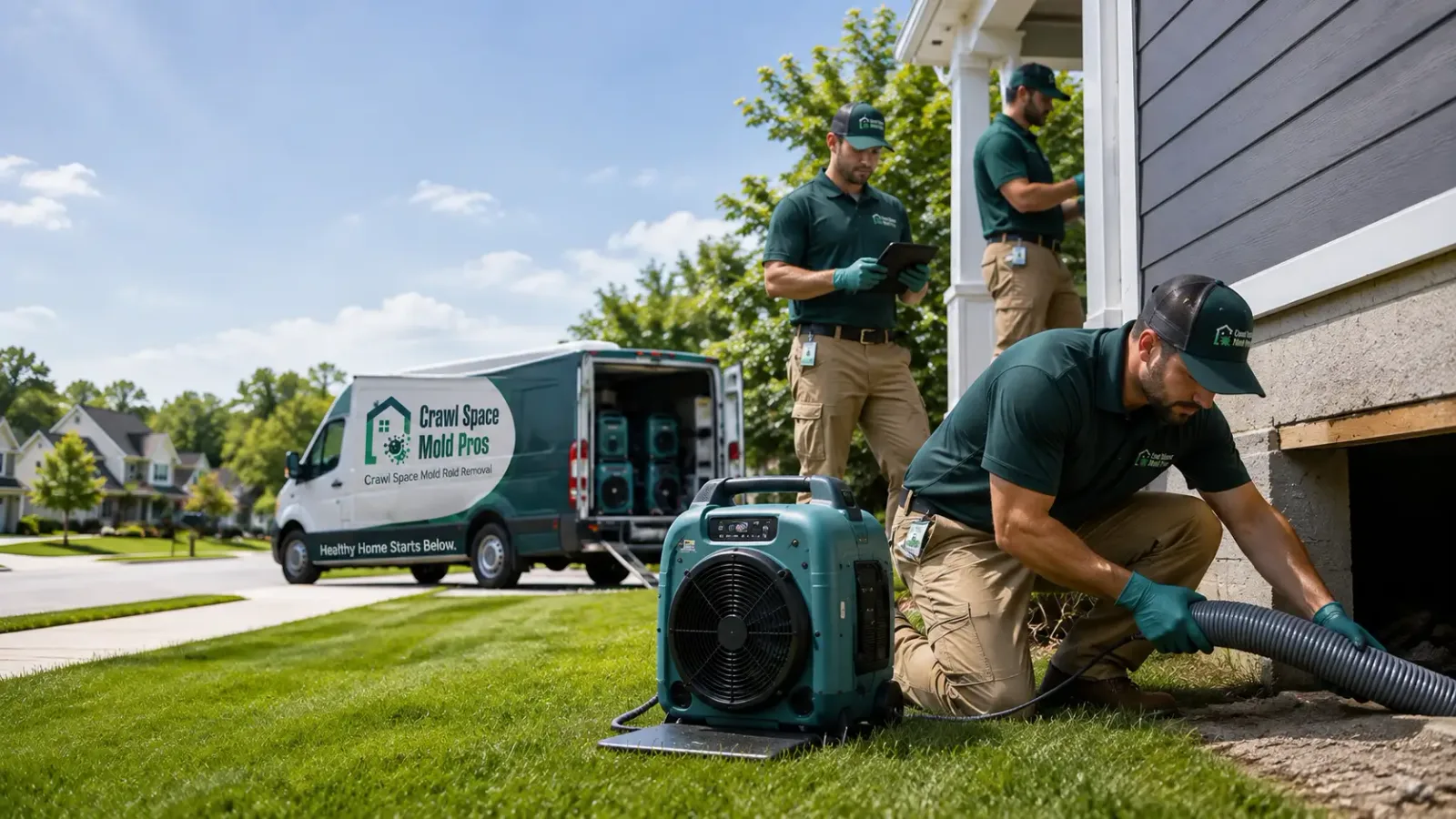 Crawl Space Mold Removal in Wolbach, NE
